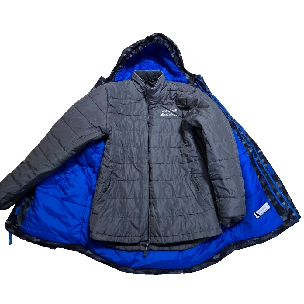 Eddie Bauer Youth 3 in 1 Jacket XL Water Resistant NWT Black Galaxy NWT - Picture 9 of 16